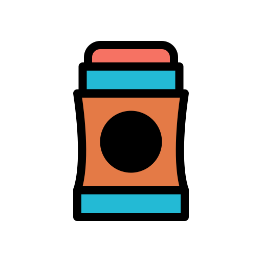 deodorant Generic Outline Color icon