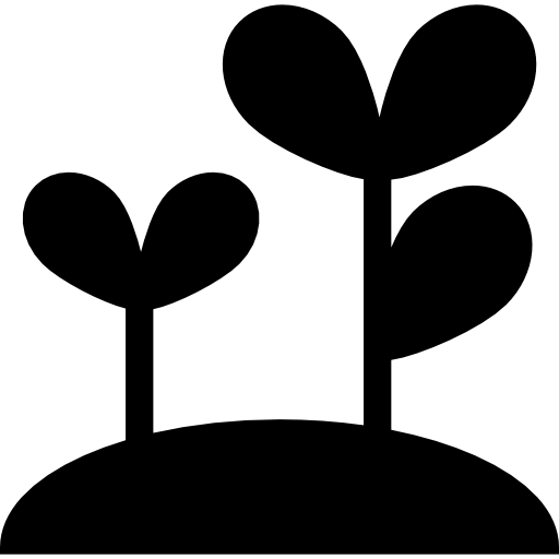 hierba creciente  icono