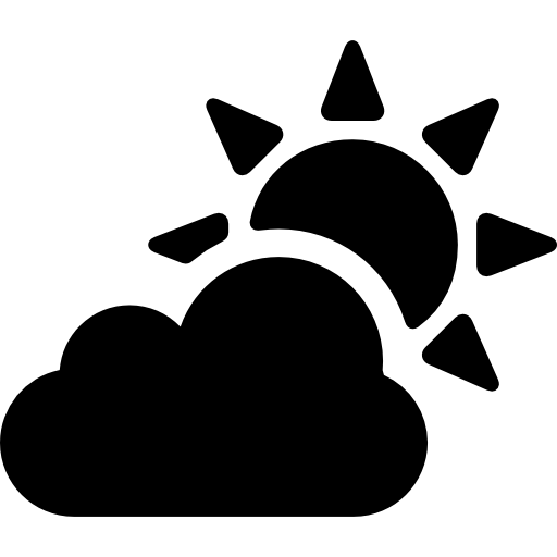 día nublado  icono
