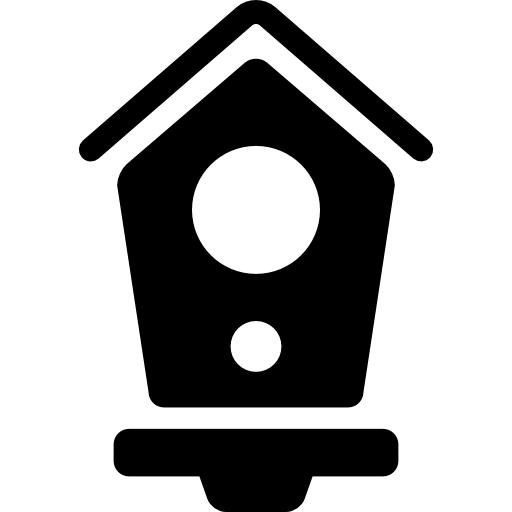 houten vogelhuisje  icoon