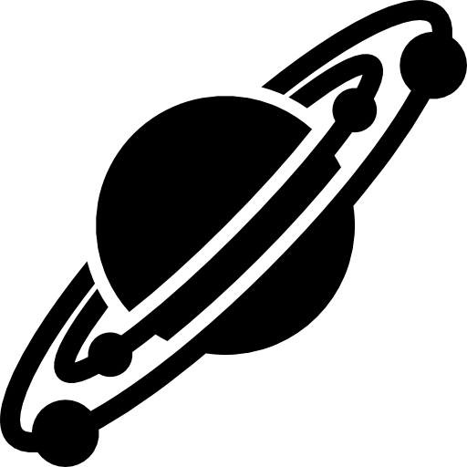 planet saturn  icon