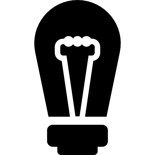 elektrische glühbirne  icon