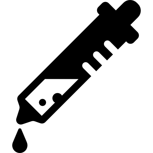 conta-gotas de laboratório  Ícone