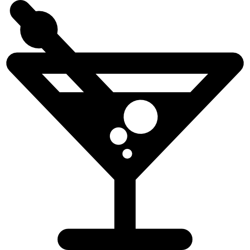 martini glas  icoon