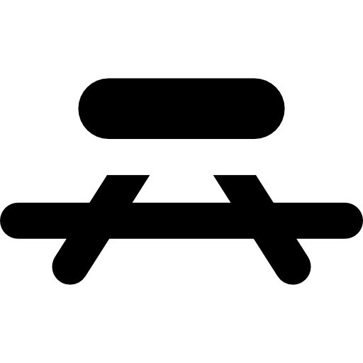 mesa de picnic Pictograms Fill icono