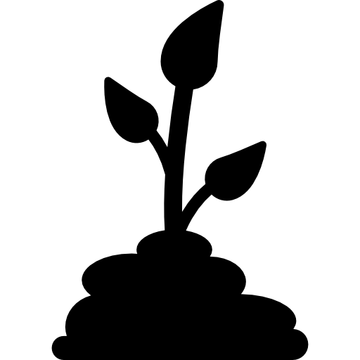 planta en crecimiento  icono