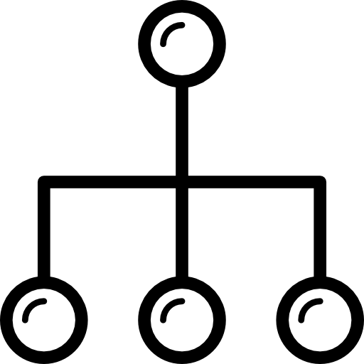 estrutura hierárquica  Ícone