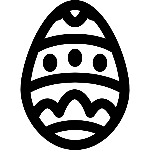 jajko ozdobne  ikona