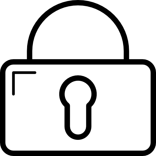 安全にロック  icon