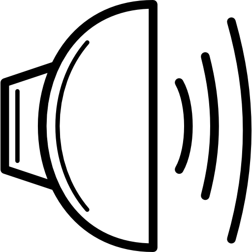 Speaker loud volume   icon