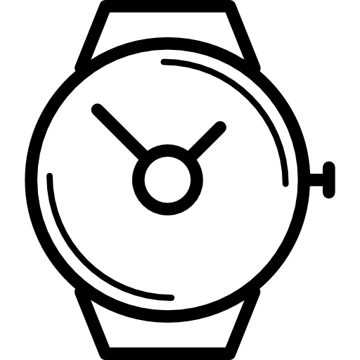 elegant horloge  icoon