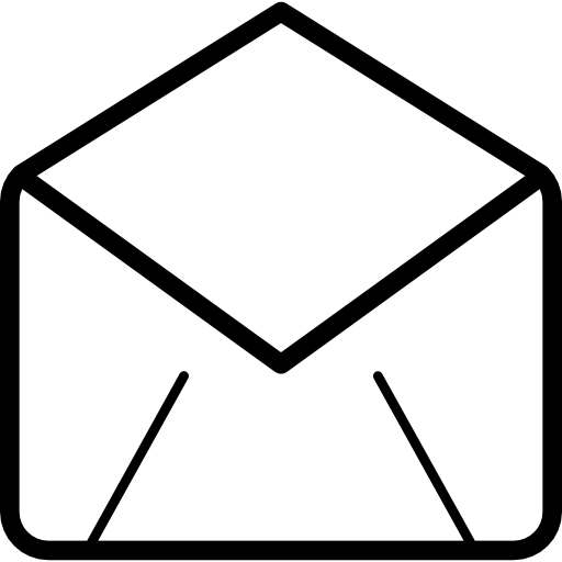 Open envelope  icon