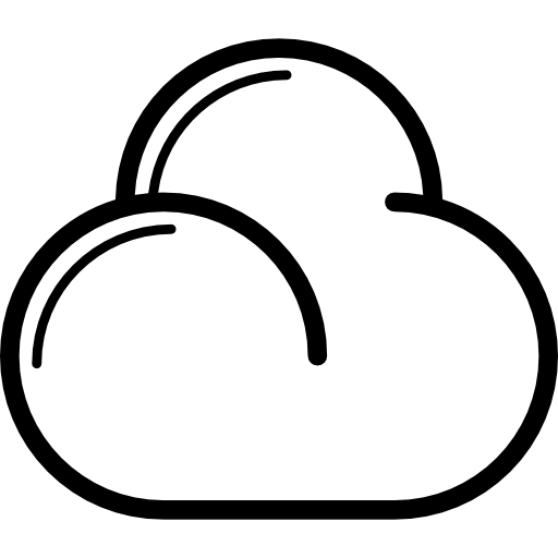 bąbelkowa chmura  ikona