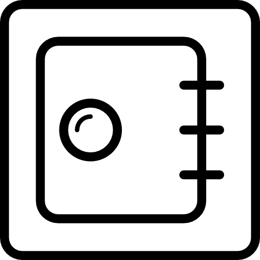 scatola di sicurezza  icona