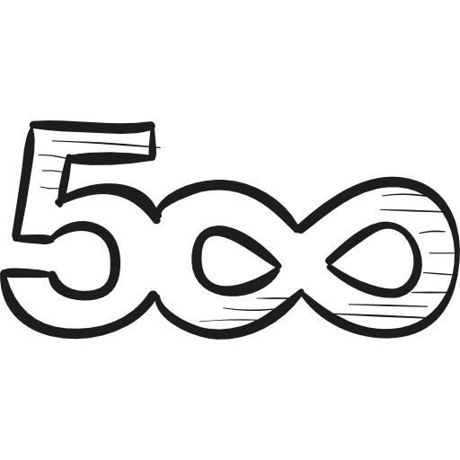 logotipo 500pc  Ícone