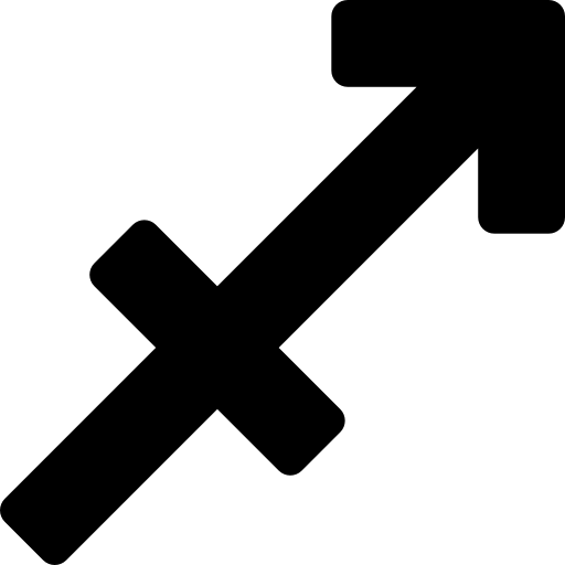 Sagittarius Basic Rounded Filled icon