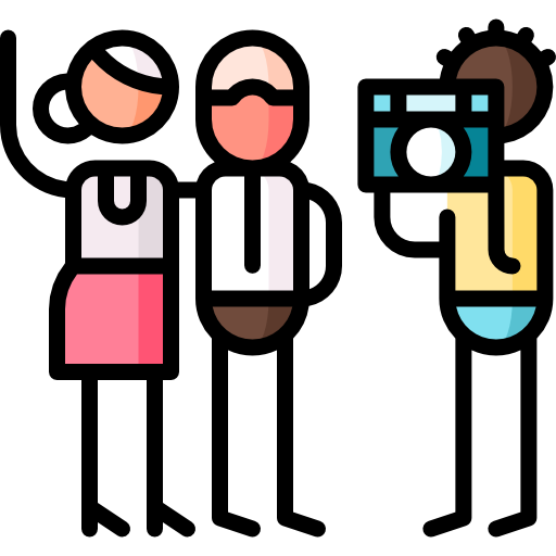 ゲスト Puppet Characters Lineal Color icon