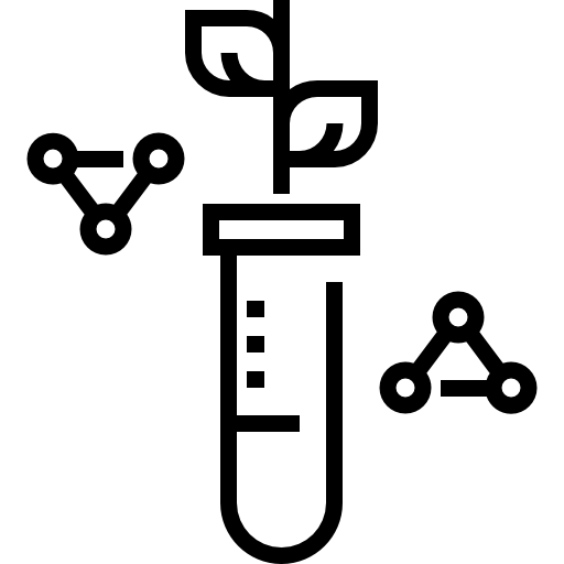 tubo de ensayo Detailed Straight Lineal icono