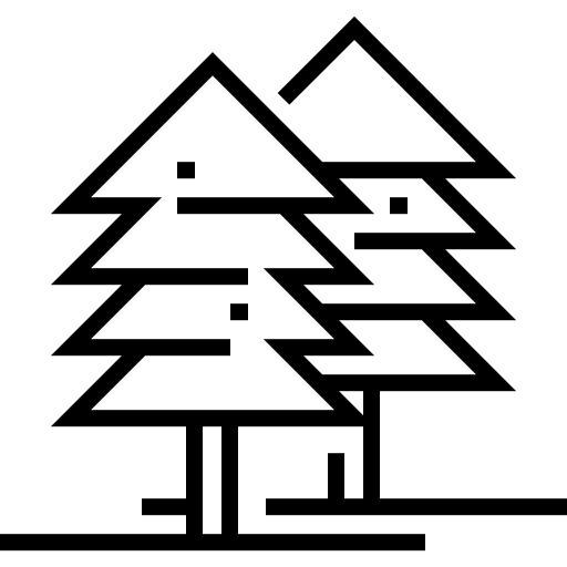 숲 Detailed Straight Lineal icon