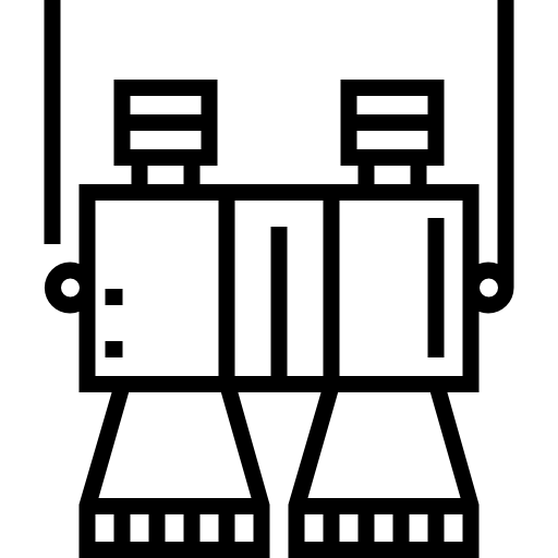 Бинокль Detailed Straight Lineal иконка