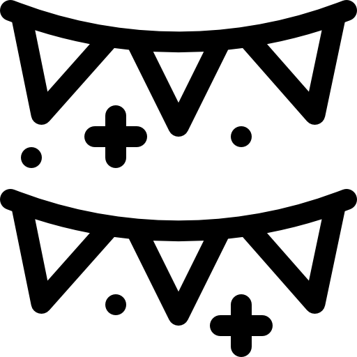 花輪 Basic Rounded Lineal icon