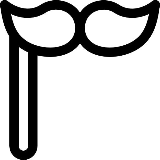 baffi Basic Rounded Lineal icona