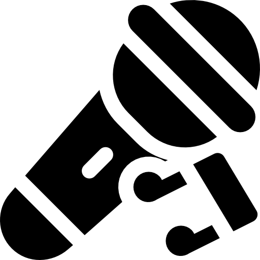 microfono Basic Rounded Filled icona