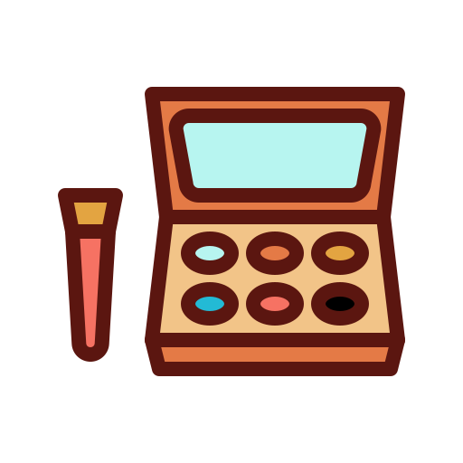 make-up-palette Generic Outline Color icon