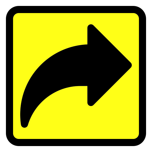 Turn right Generic Outline Color icon