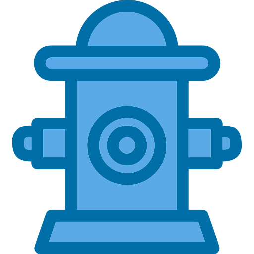 消火栓 Generic Blue icon