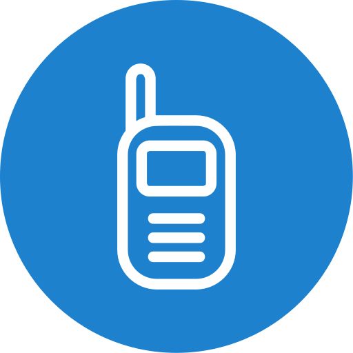 walkie-talkie Generic Circular icoon