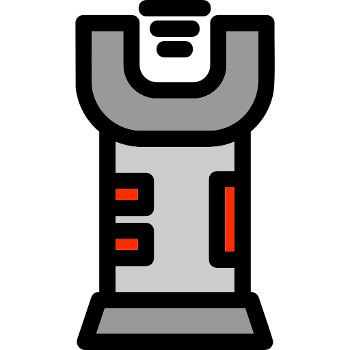 テーザー銃 Generic Outline Color icon