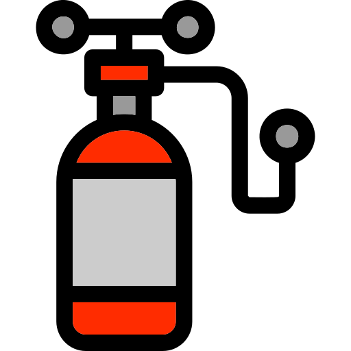 bouteille d'oxygène Generic Outline Color Icône