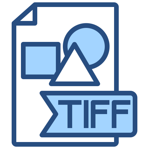 tiff Generic Blue icoon