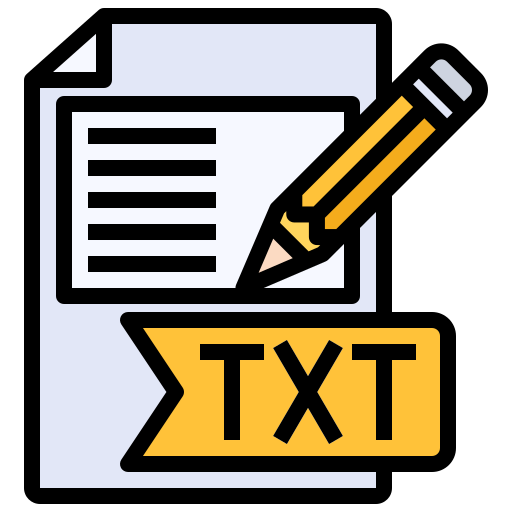 txt Generic Outline Color icono