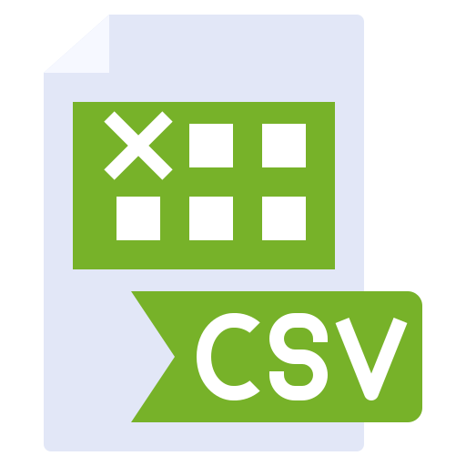 csv Generic Flat icono
