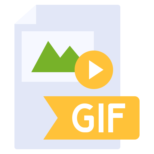 gif Generic Flat icon