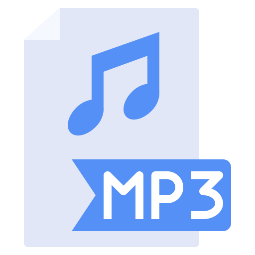 mp3 Generic Flat ikona