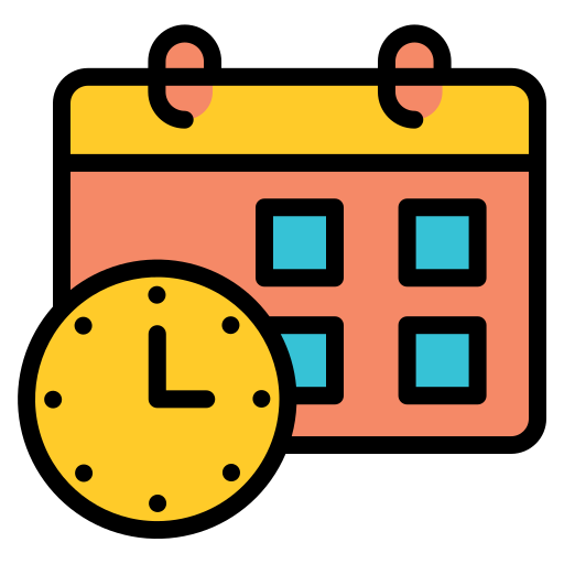 Deadline Generic Outline Color icon