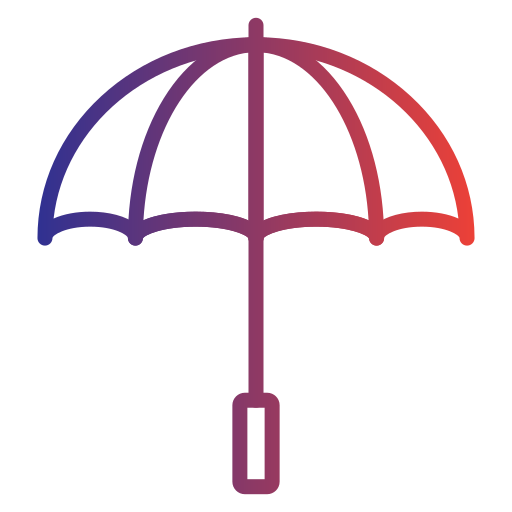 paraplu Generic Gradient icoon