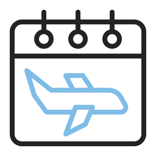 flugzeug flug Generic Outline Color icon
