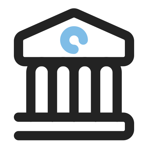 銀行 Generic Outline Color icon