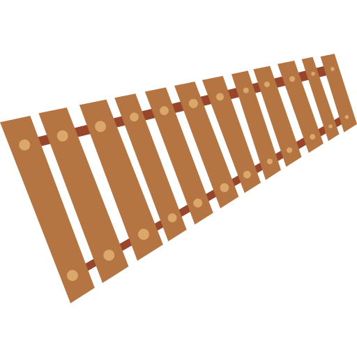 ksylofon Generic Flat ikona