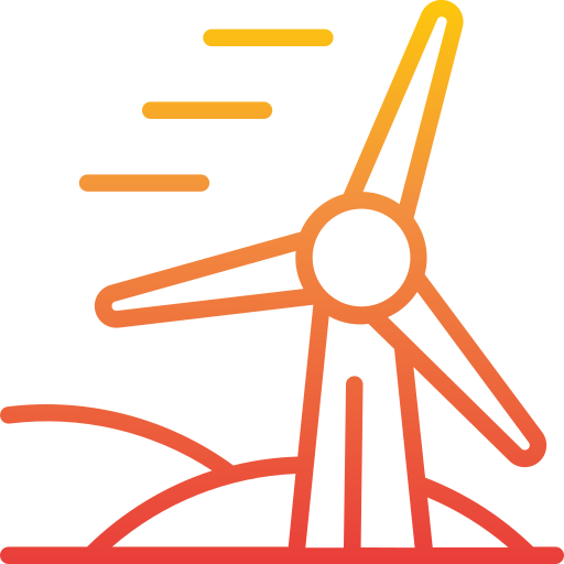 Ветряная мельница Generic Gradient иконка