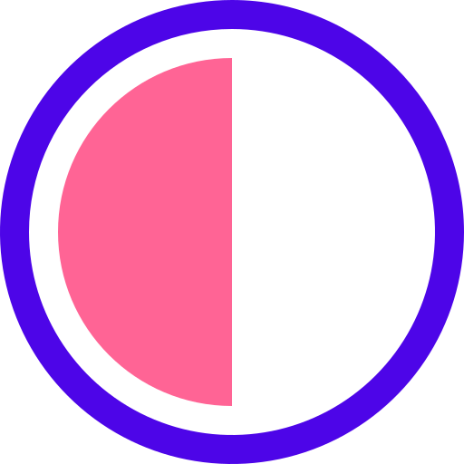 Contrast Generic Outline Color icon