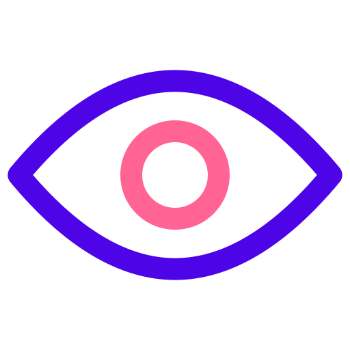 Eye Generic Outline Color icon