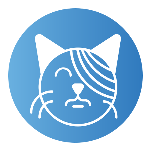 gatto Generic Flat Gradient icona