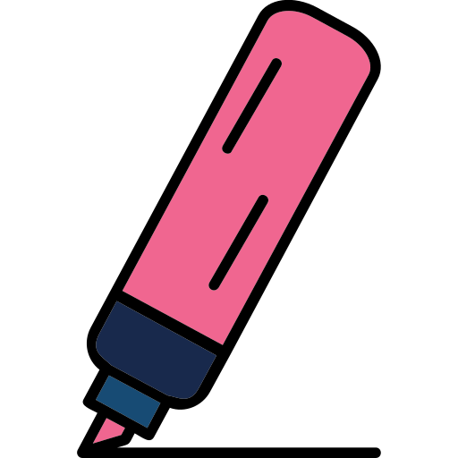 marcador Generic Outline Color icono