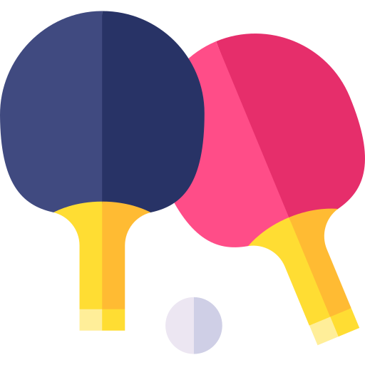 ping pong Basic Straight Flat Icône