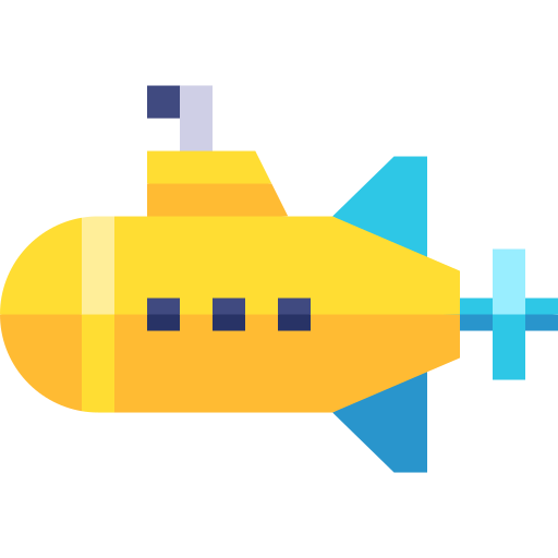 подводная лодка Basic Straight Flat иконка
